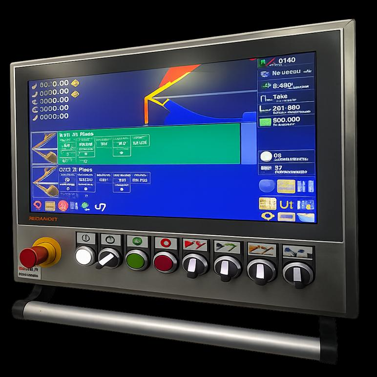Touchscreen der ON.ING CNC 01V Steuerung